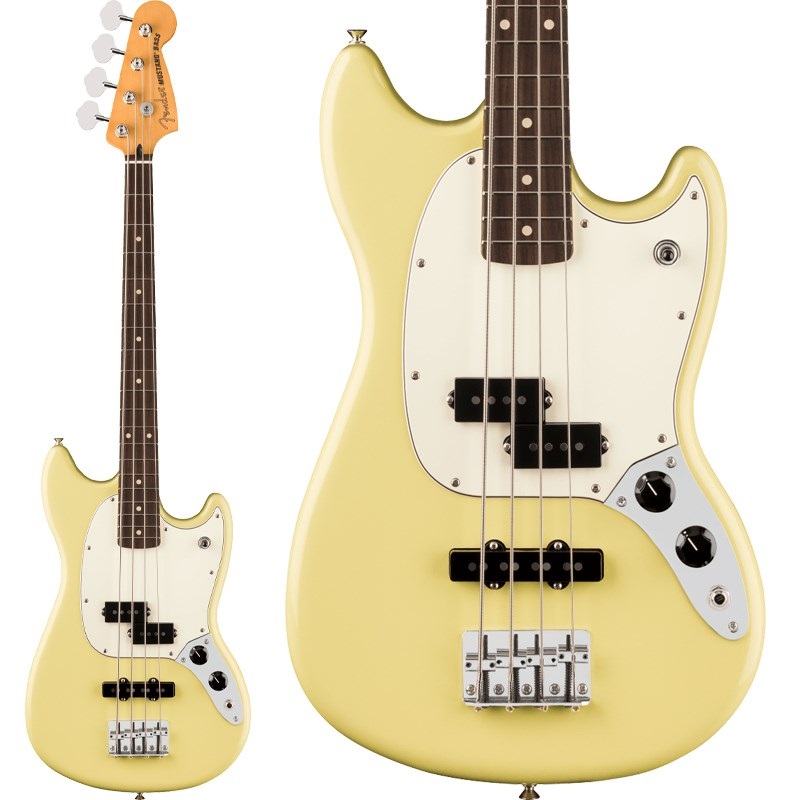 Fender MEX Player II Mustang Bass PJ (Hialeah Yellow/Rosewood