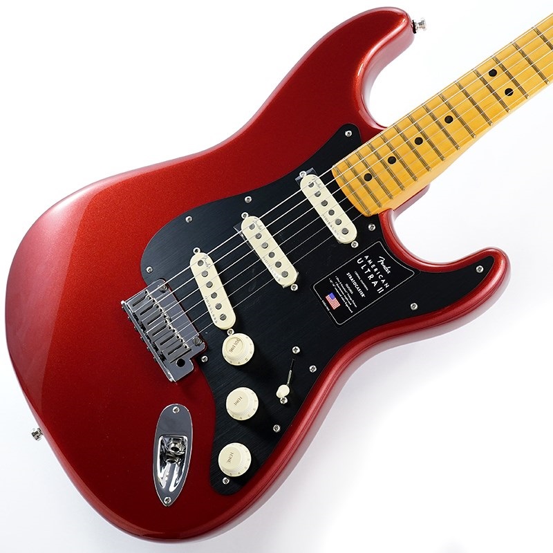 Fender USA American Ultra II Stratocaster (Sinister Red/Maple