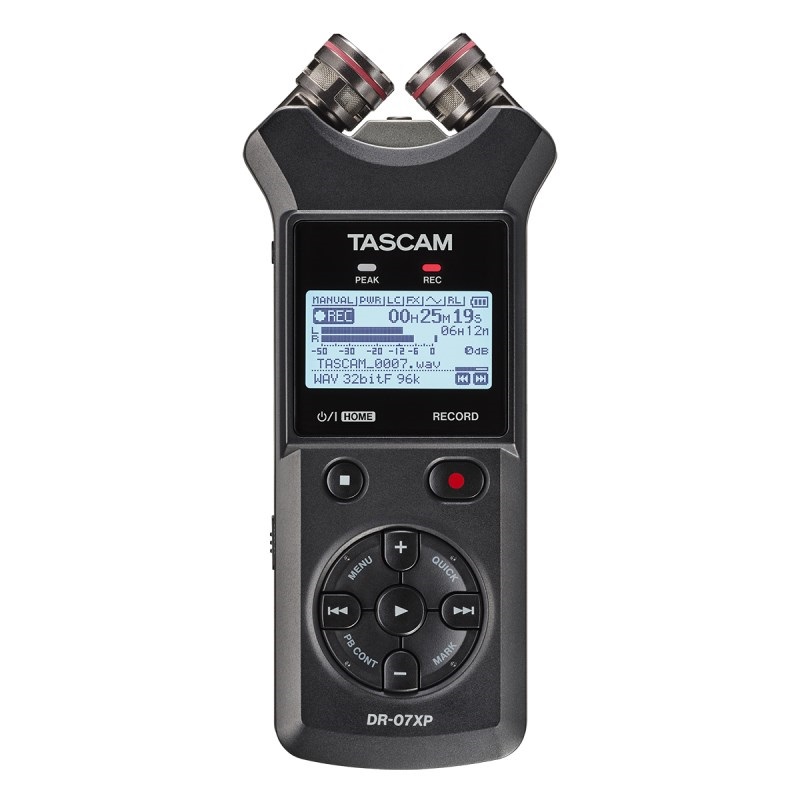 TASCAM DR-07XP(可動式マイク搭載32ビットフロート録音対応ステレオ