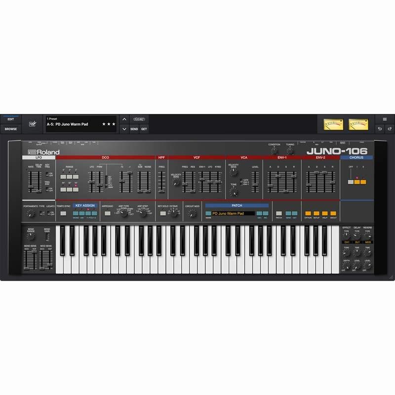 Roland JUNO-106 Software Synthesizer [Lifetime Key] (ローランド