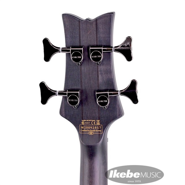 SCHECTER STILETTO STUDIO 4 [AD-SL-ST4] (See-thru Black Satin