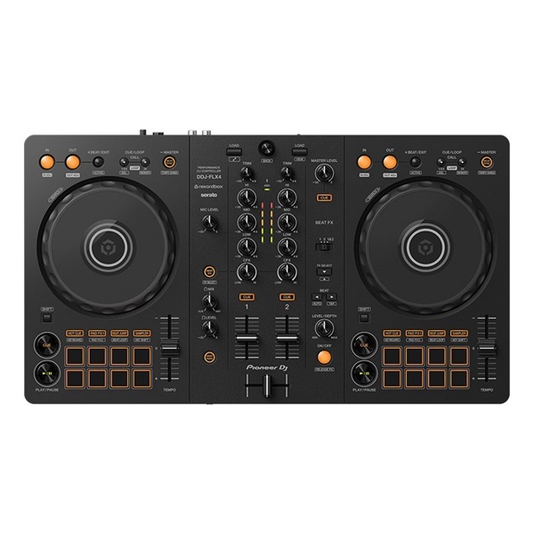 Pioneer DJ 【DDJ-400後継モデル】DDJ-FLX4 + PCスタンド + DM-40D