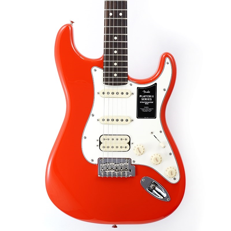 Fender MEX Player II Stratocaster HSS (Coral Red/Rosewood