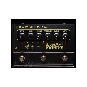 TECH21 SANSAMP PROGRAMMABLE BASS DRIVER DI 【正規輸入品】 ｜イケベ