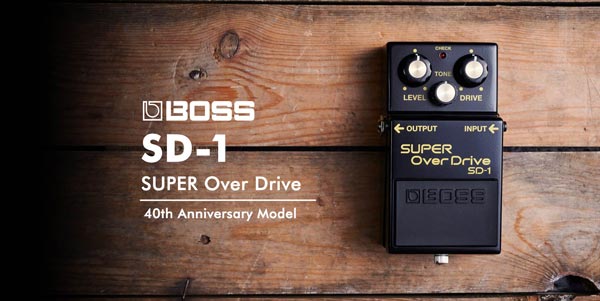 BOSS SD-1-4A [SUPER Over Drive 40th Anniversary] ｜ イケベ楽器店