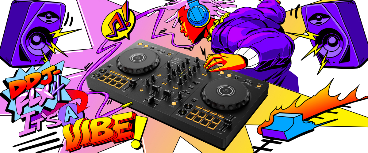 Pioneer DJの新商品”DDJ-FLX4”と従来の定番コントローラー”DDJ-400”を