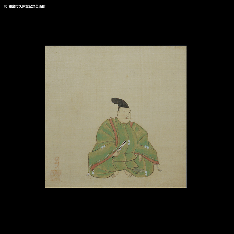 三十六歌仙画帖 藤原仲文｜デジタルミュージアム｜和泉市久保惣記念美術館
