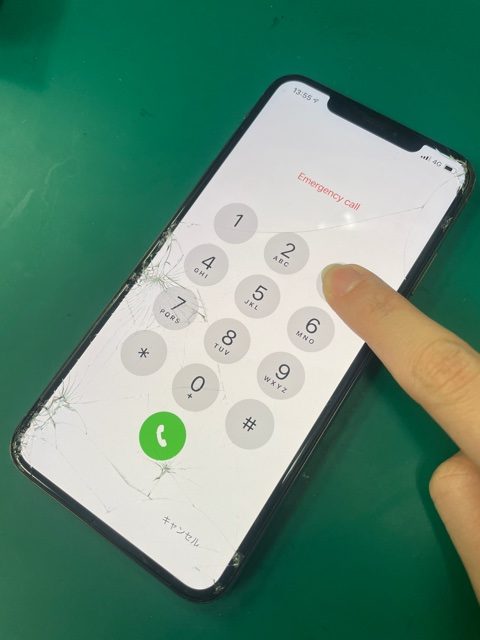iPhoneXSMaxの液晶交換修理 | iPhone修理アイサポ 修理事例