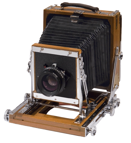 み*い様 【大判カメラ】木製大型カメラCOMPURシャッターレンズ付