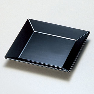 干菓子盆 黒 木製 漆塗り 12-15903 漆器の井助