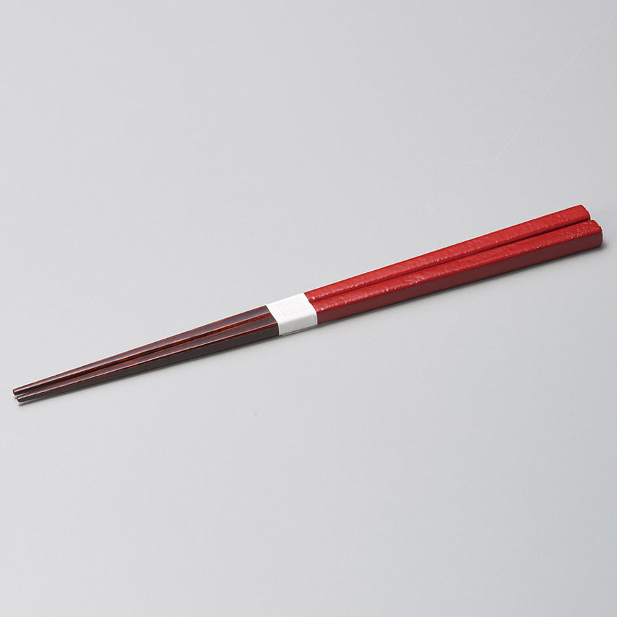 箸 まき地 朱/溜 木製 漆塗り (製造中止) 漆器の井助