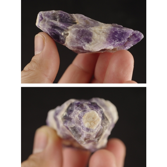 シェブロンアメジスト 原石65g 天然石販売 名取貴石 天然石・国産