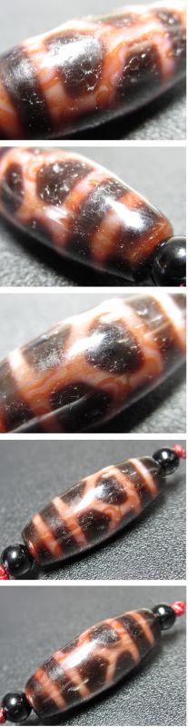 紅朱砂・亀甲長壽天珠 28mm - 石縁パワーストーン専門店