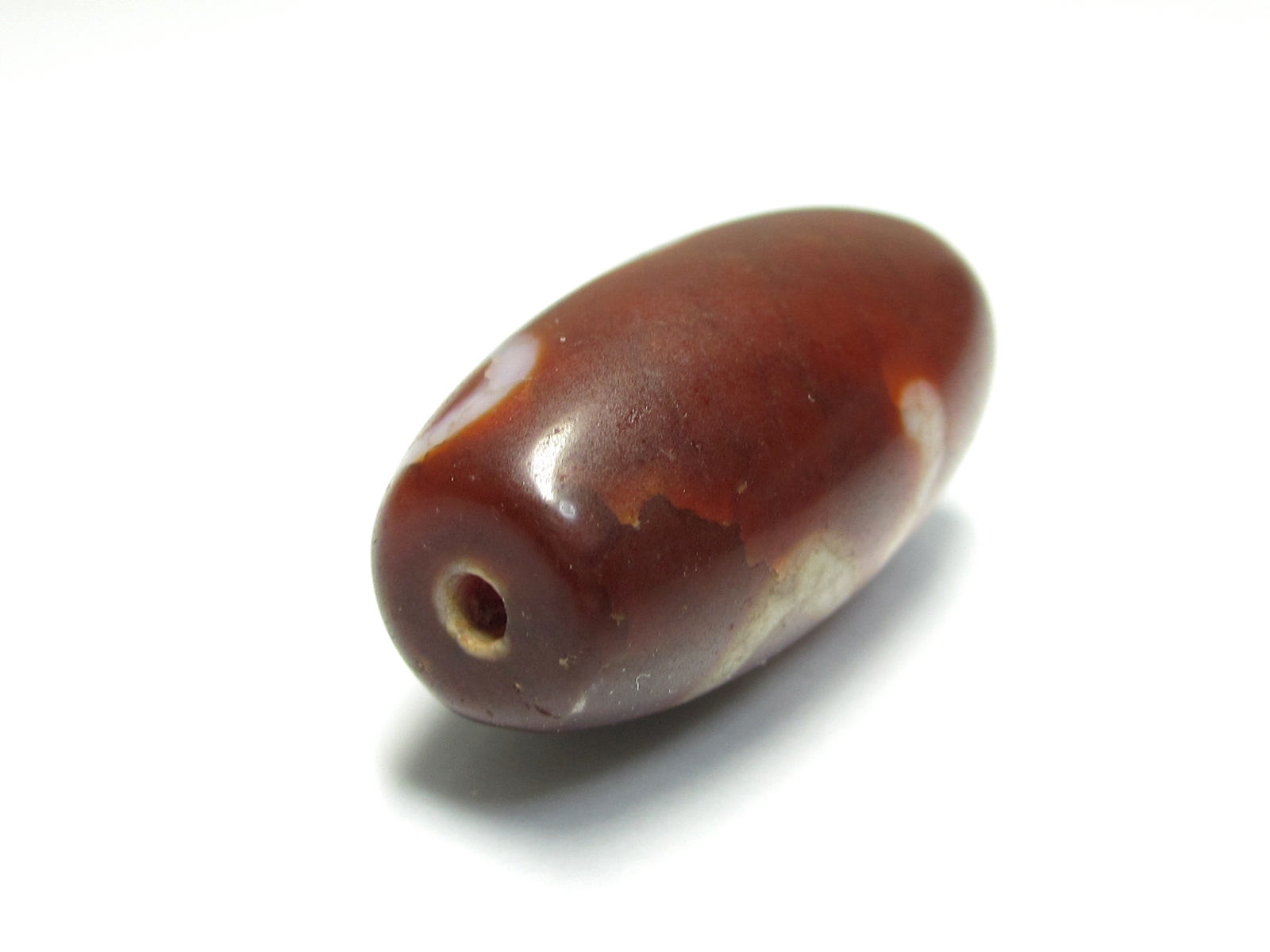 老鉱朱砂紅・三眼 財宝天王天珠 31mm - 石縁パワーストーン専門店