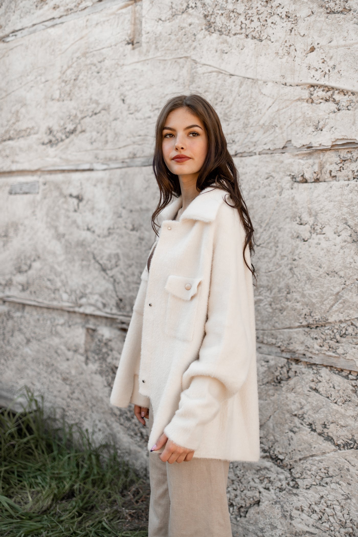 Mink Ivory jacket – Isle Rae