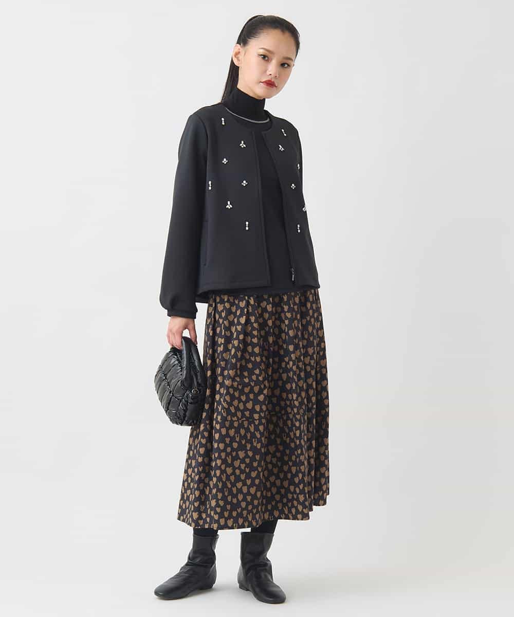 ビジューエンブロイダリーカーディガン /洗える(カーディガン