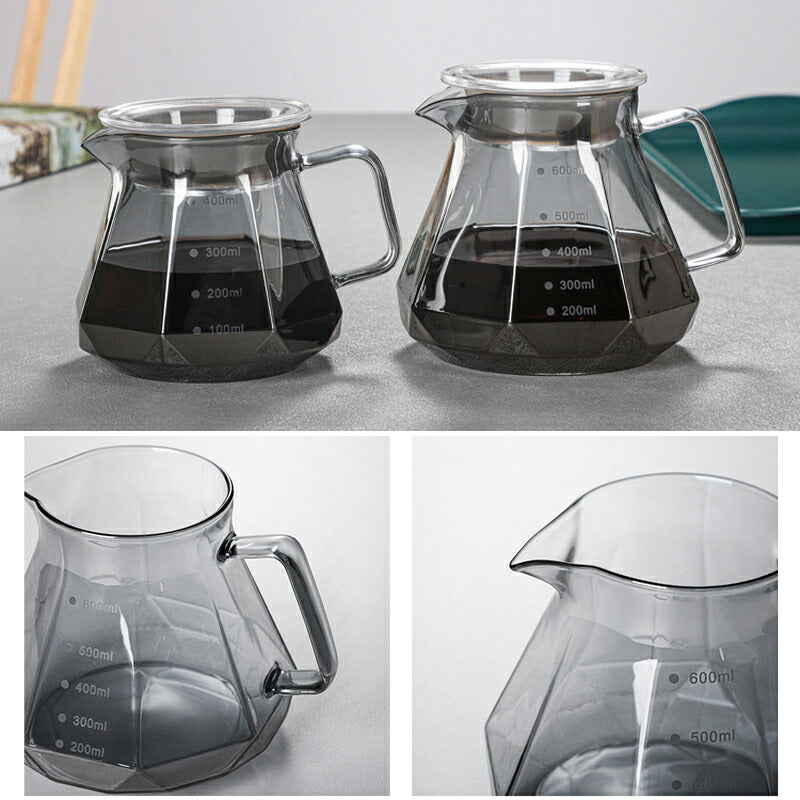 IwaiLoft コーヒーサーバー ガラスドリッパー セット コーヒーポット