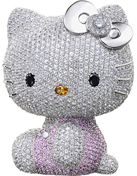 1500万円の宝石「ハローキティ」人形: J-CAST トレンド【全文表示】