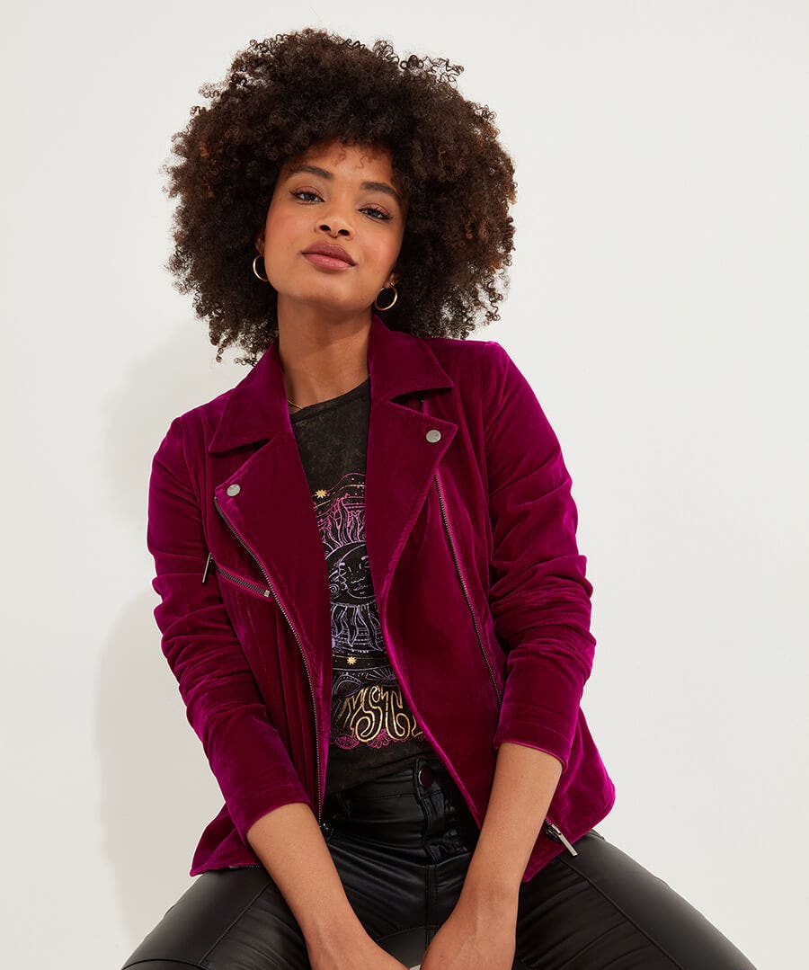 Wonderfully Velour Jacket | Womenswear | Joe Browns