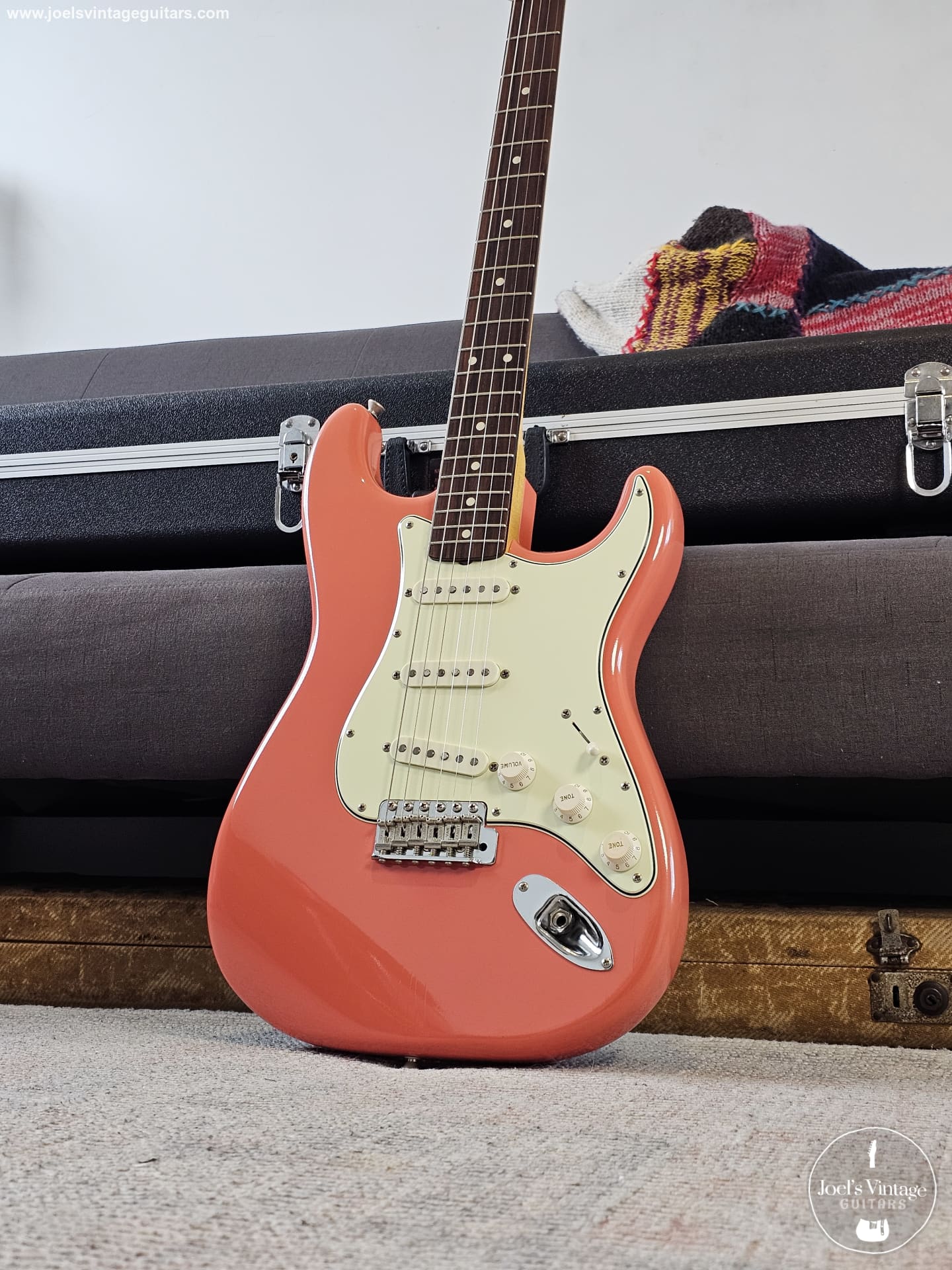 Joel's Vintage Guitars | Van Zandt STV-R2 Salmon Pink