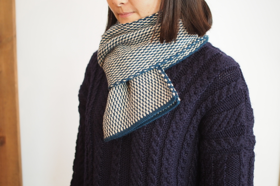 ウールジャカード マフラー（yourwear) - ウェブショップ - jokogumo