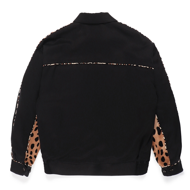 WACKO MARIA/LEOPARD WESTERN JACKET（BLACK）［レオパードウエスタン