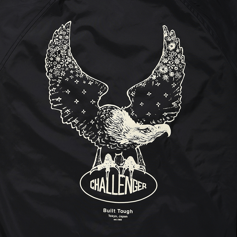 CHALLENGER/OVAL EAGLE COACH JACKET（BLACK）［オーバルイーグル