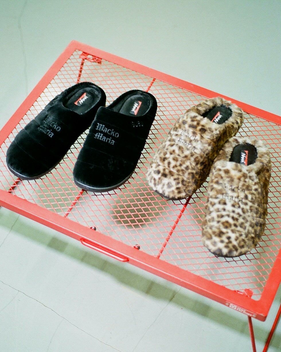 WACKO MARIA/NANGA / SUBU / LEOPARD FUR AURORA WINTER SANDALS