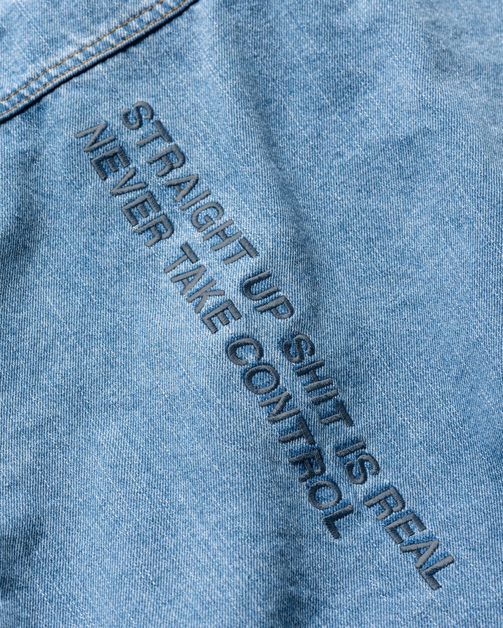 TIGHTBOOTH/DENIM DRIZZLER JACKET（Light Blue）［デニムドリズラー