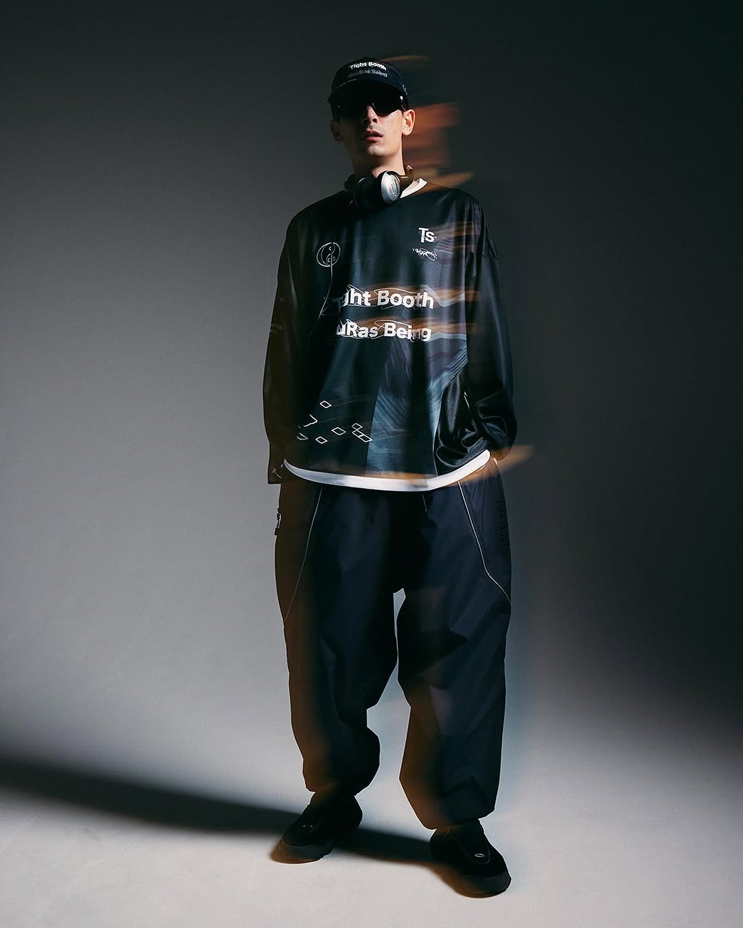 TIGHTBOOTH x SauRas Being L/S SOCCER JERSEY（Black）［サッカー