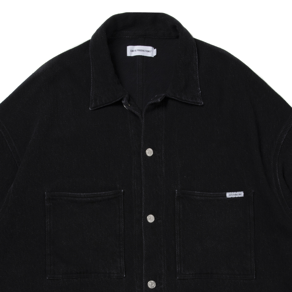 COOTIE PRODUCTIONS/Sulfur Dyed Exaggerated Twill Coverall（Black