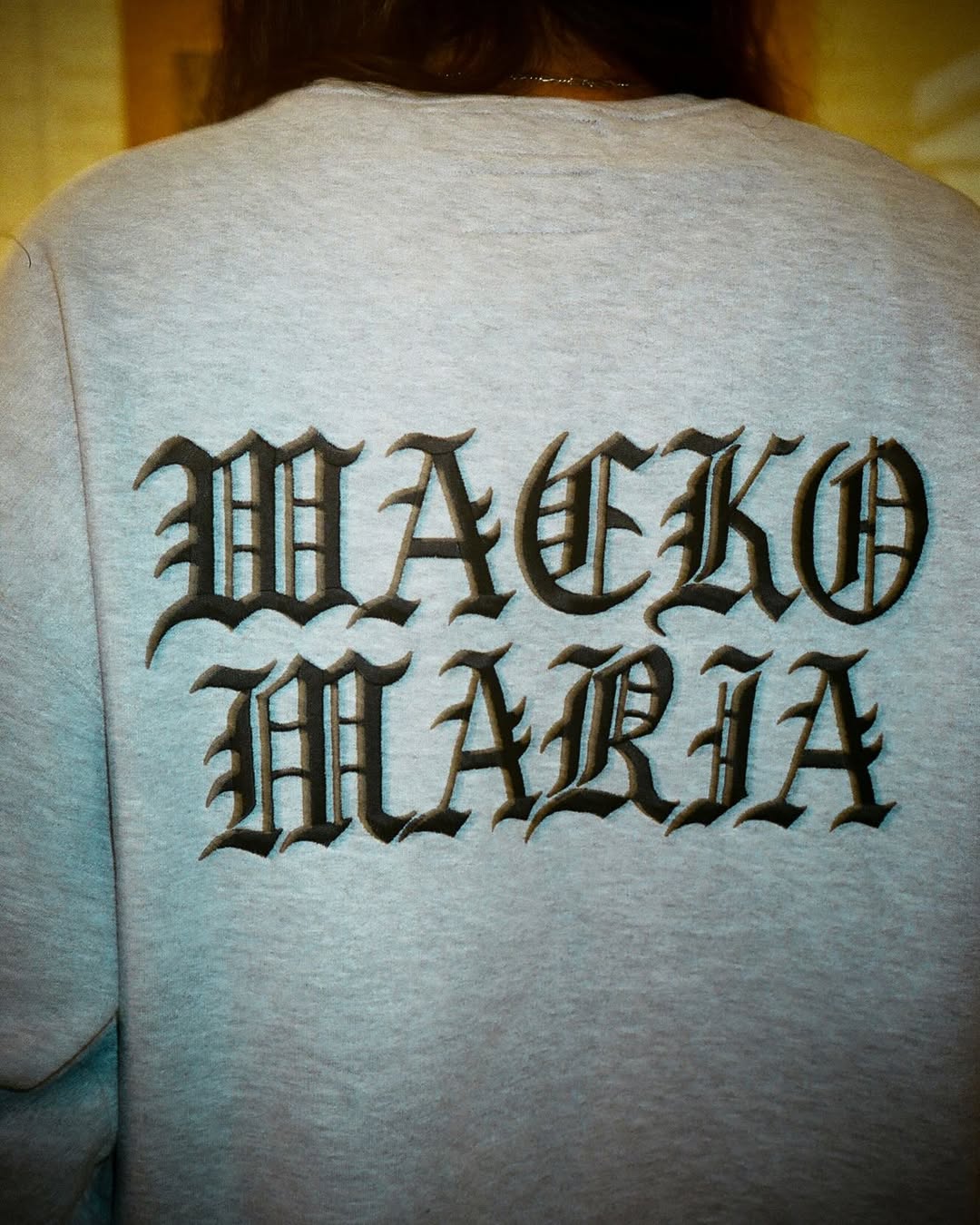 WACKO MARIA/56 TATTOO STUDIO / SWEAT SHIRT（GRAY）［クルーネック