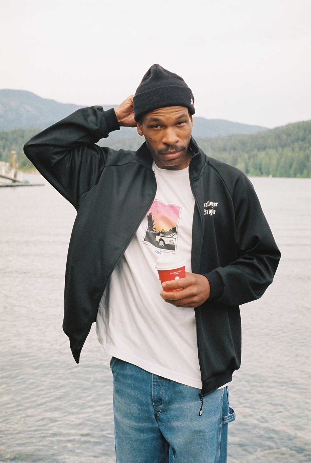 CHALLENGER/ZIP UP WARM CORE（BLACK）［ジップアップウォームコア-25