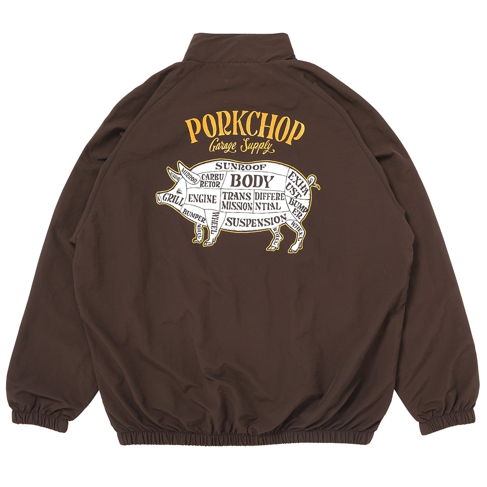 PORKCHOP/PORK BACK NYLON JKT（DARK BROWN）［ポークバックナイロン