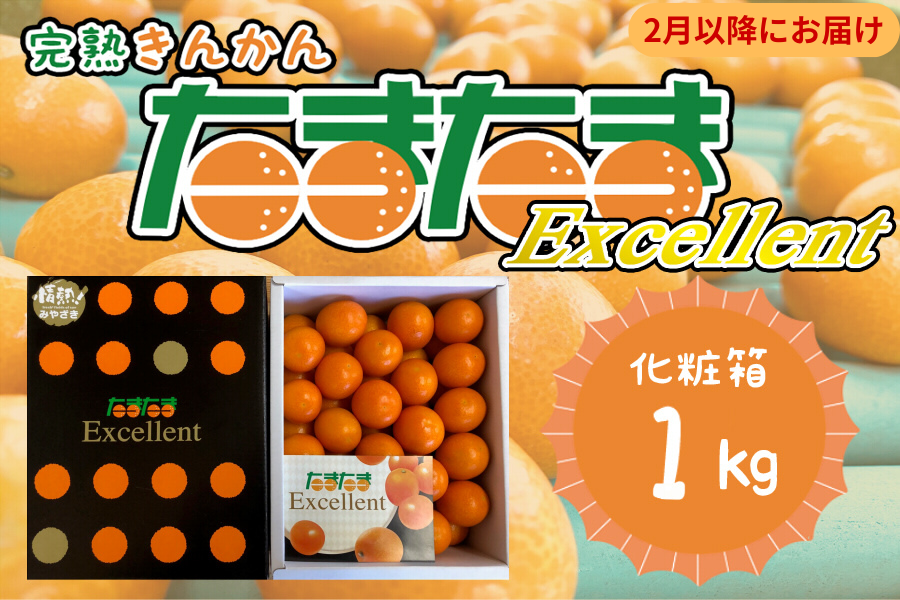 たまたまEXCELLENT 化粧箱1kg（2月以降にお届け）: JAみやざき高千穂