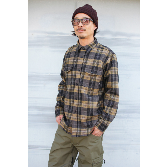GREENCLOTHING ( グリーンクロージング ) “WOOL FLANNEL SHIRTS”│JAU