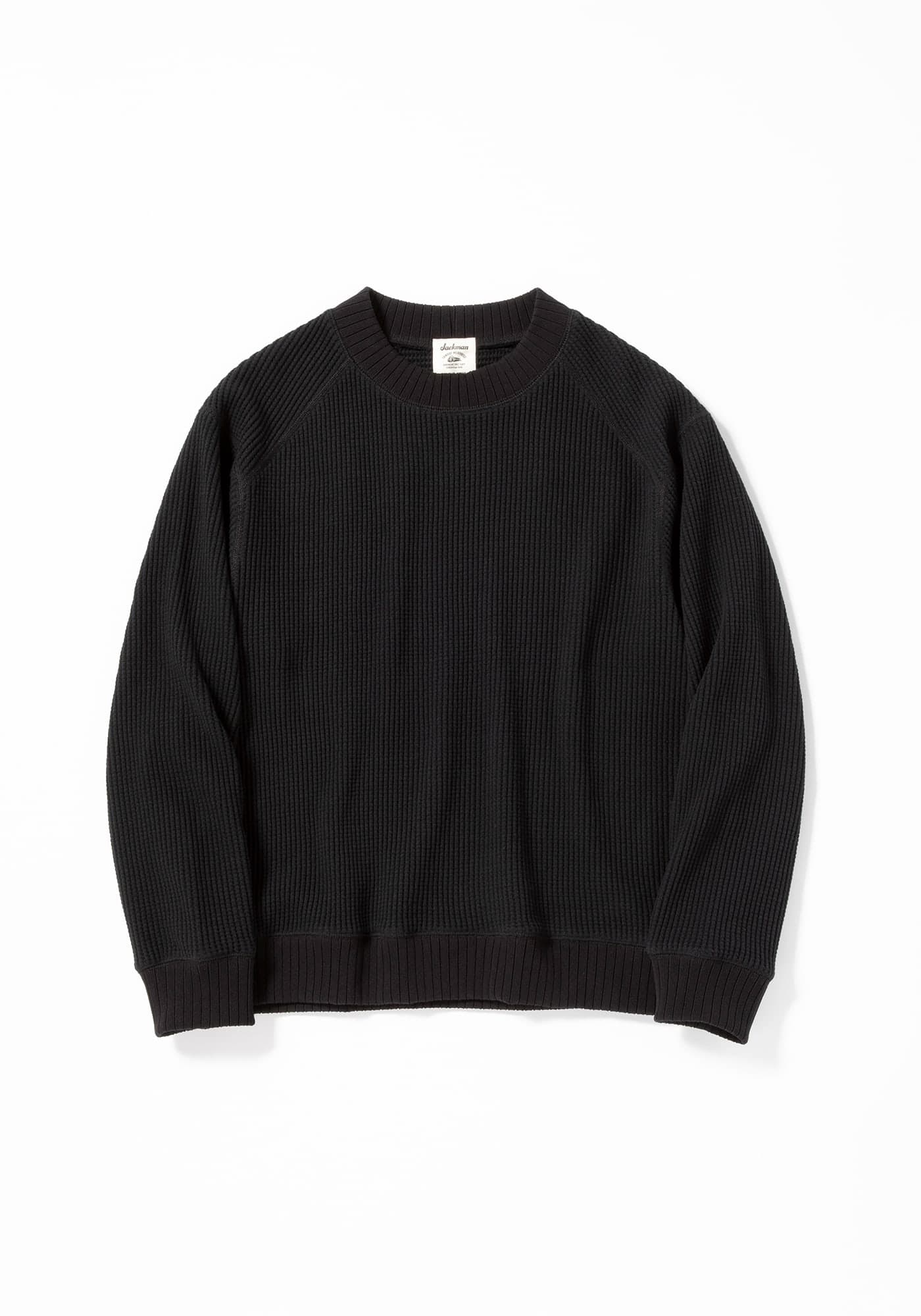 Waffle Mid-neck(S 07:Black): ALL｜jackman日本公式サイト