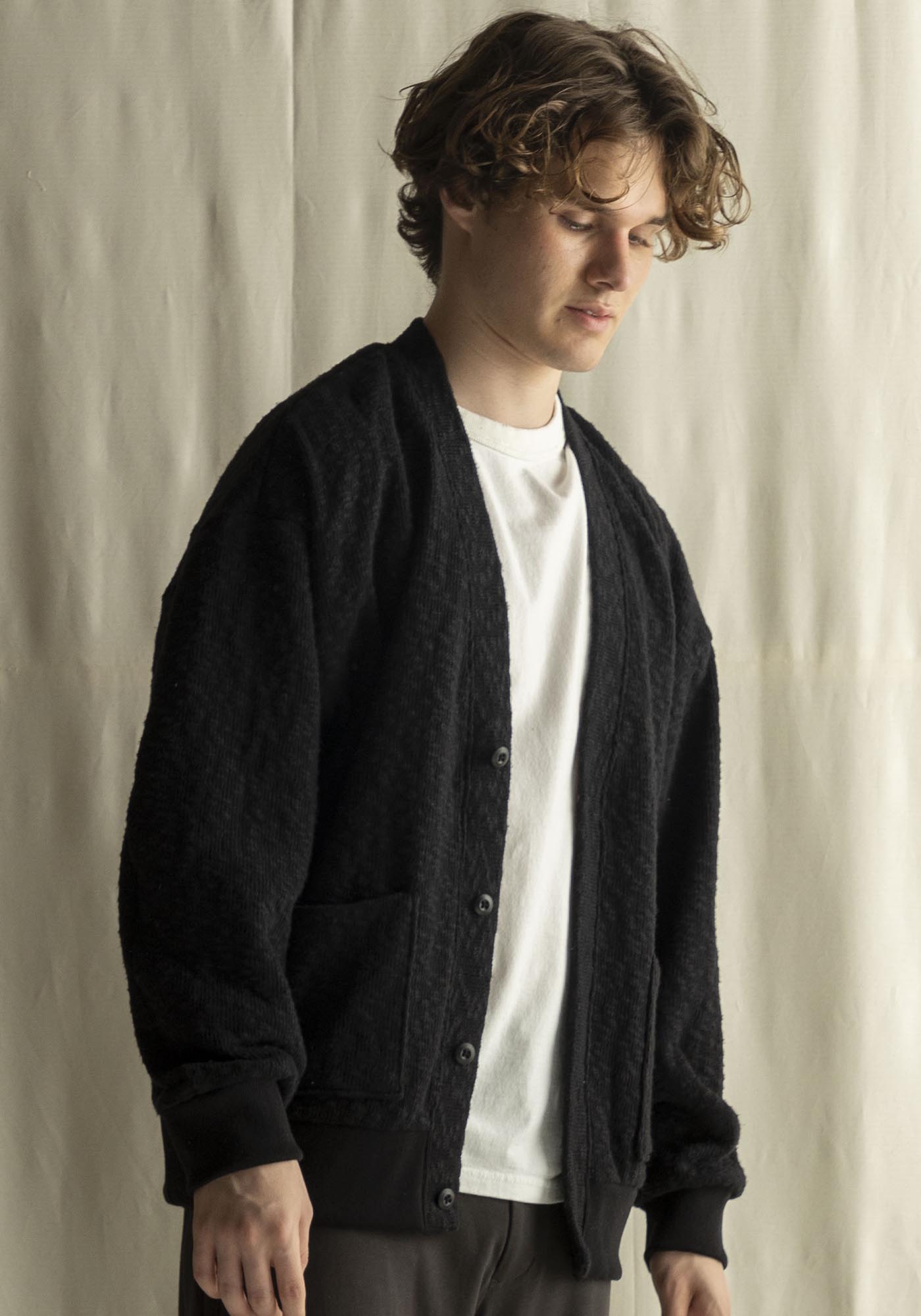 Slub Knit Cardigan(S 10:White): ALL｜jackman日本公式サイト