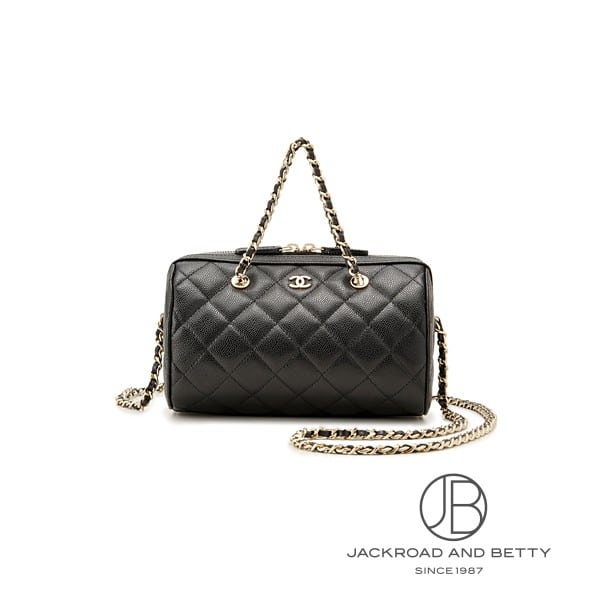 マトラッセ ミニボストンバッグ ブラック 黒[AP4474 B10583 94305