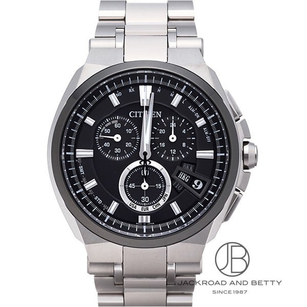 エコドライブ ワールドタイム クロノグラフ チタニウム 電波時計