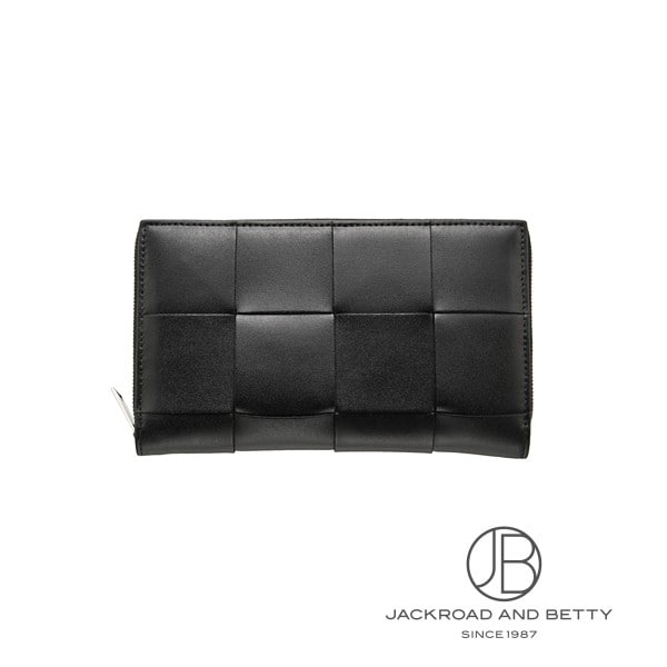 カセット ジップ アラウンド ウォレット ブラック 黒[649607 V47V1