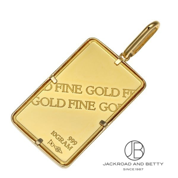 K24 インゴット 10g ペンダントトップ[] K24Fine Gold Ingot 10g