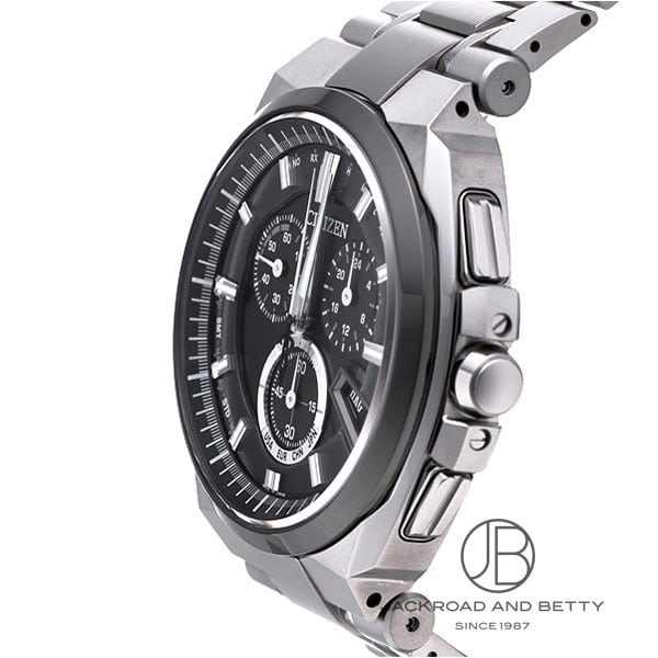 エコドライブ ワールドタイム クロノグラフ チタニウム 電波時計