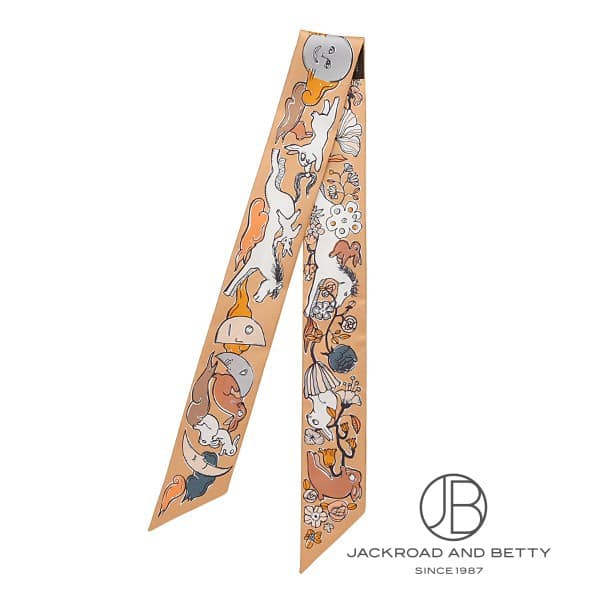 ツイリー 千と一のウサギ ベージュ[] Twilly Mille Et Un Lapins Beige