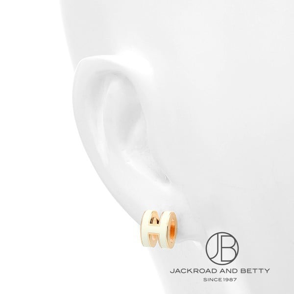 ポップH ミニ ピアス ブラン ホワイト 白[H608002FO 49] Pop H Mini