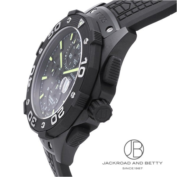 アクアレーサー クロノグラフ キャリバー16 フルブラック[CAJ2180