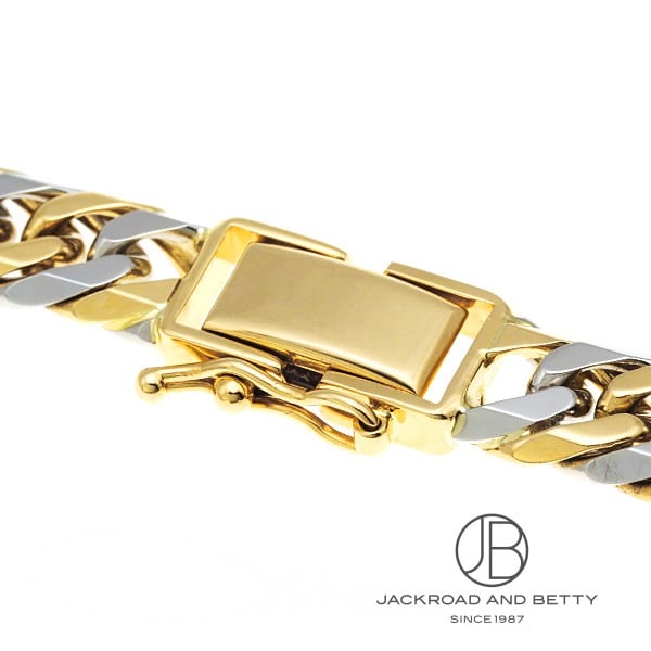 K18 PT850 コンビ 6面ダブル 100g 50cm ネックレス 造幣局刻印有り