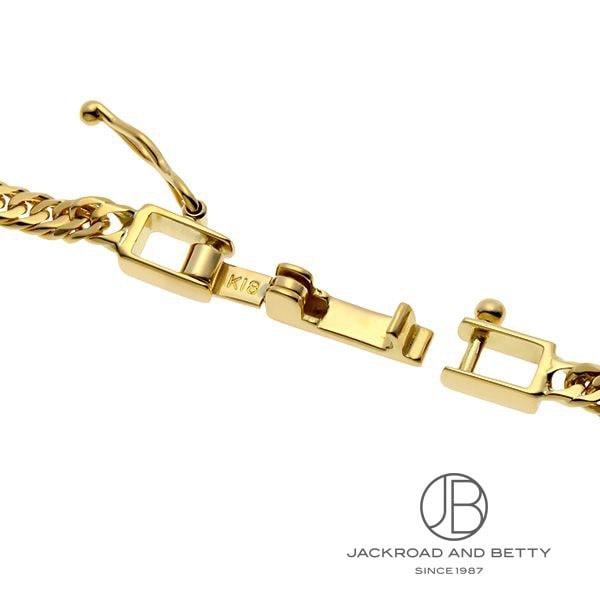 K18 6面 ダブル 10g 50cm ネックレス 造幣局刻印有り[] necklace