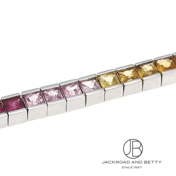 マルチカラーサファイア ブレスレット[BT0012WHGJ0A] Multi color