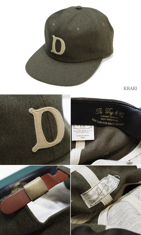 THE H.W.DOG&CO. ウール|コットン|ベースボールキャップ『BASEBALL CAP